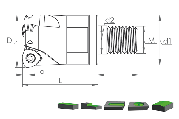 MHT JDM. 09T3 MTSBSH UCA UYGUN MODUL FREZELERİ