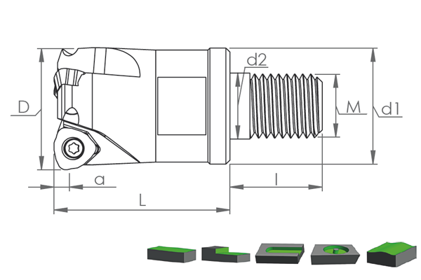 MHT JOM. 0803 MTSBSH UCA UYGUN MODUL FREZELERİ