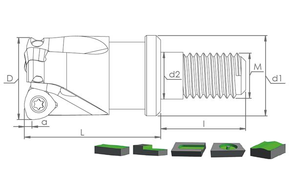 MHT WOM. 04T2 UCA UYGUN MODUL FREZELERİ